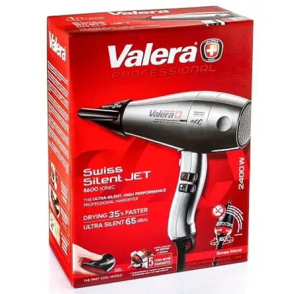 Фен професійний Valera Swiss Silent Jet 8600 Ionic Rotocord (SXJ8600DRC) - фото 4