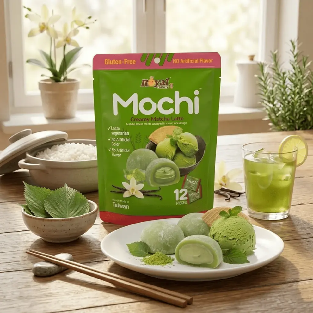 Моті Royal Family Mochi Creamy Matcha Latte 12шт 180г - фото 6