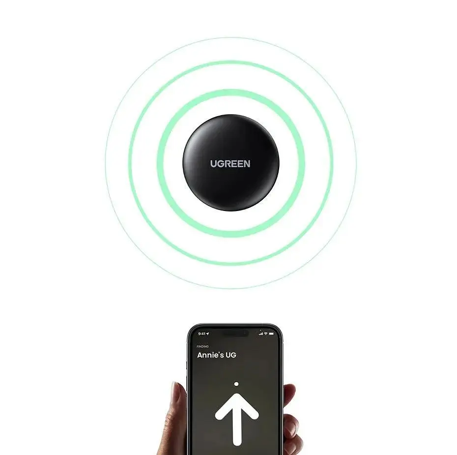 Умный Брелок UGREEN CM520 для поиска людей вещей (ключей) 240 мАч Bluetooth Anti-Lost Black (60387) - фото 3