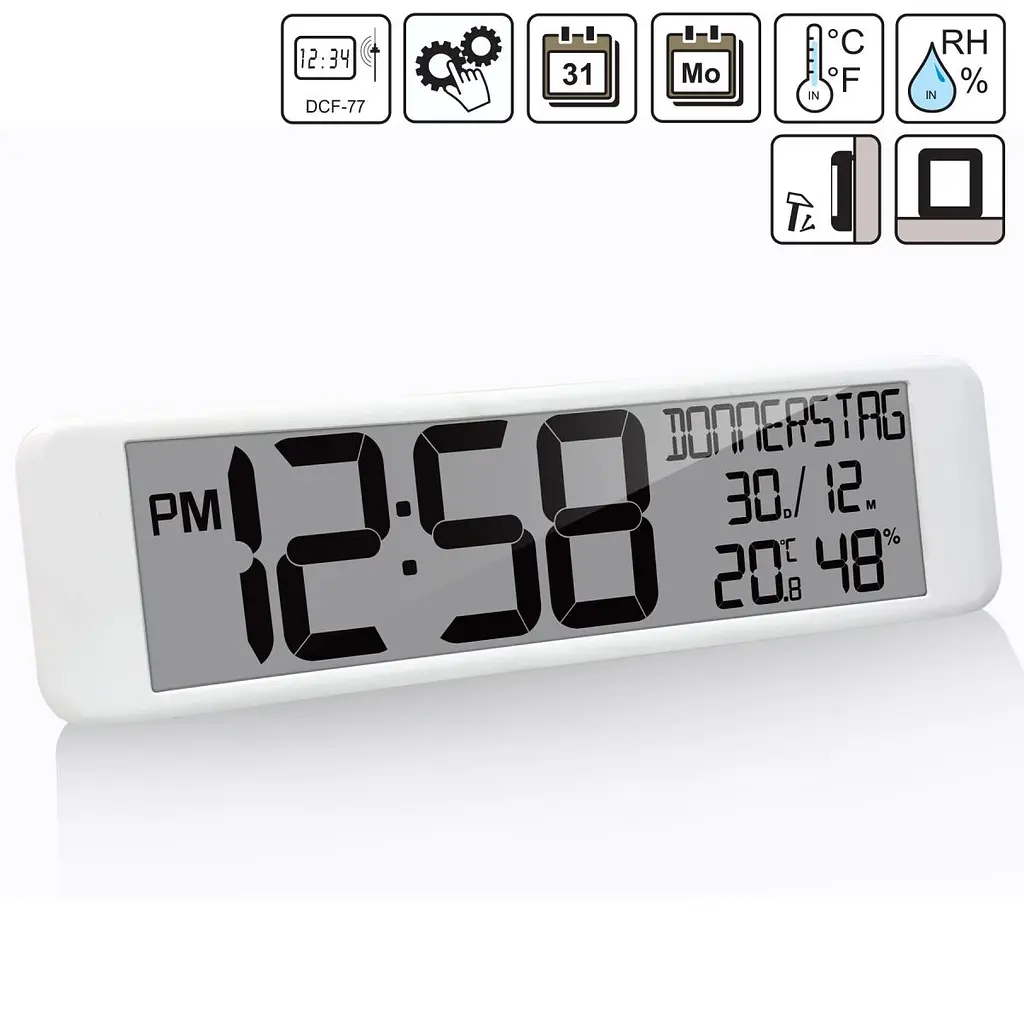 Годинник настінний Technoline WS8120 White (WS8120) - фото 4