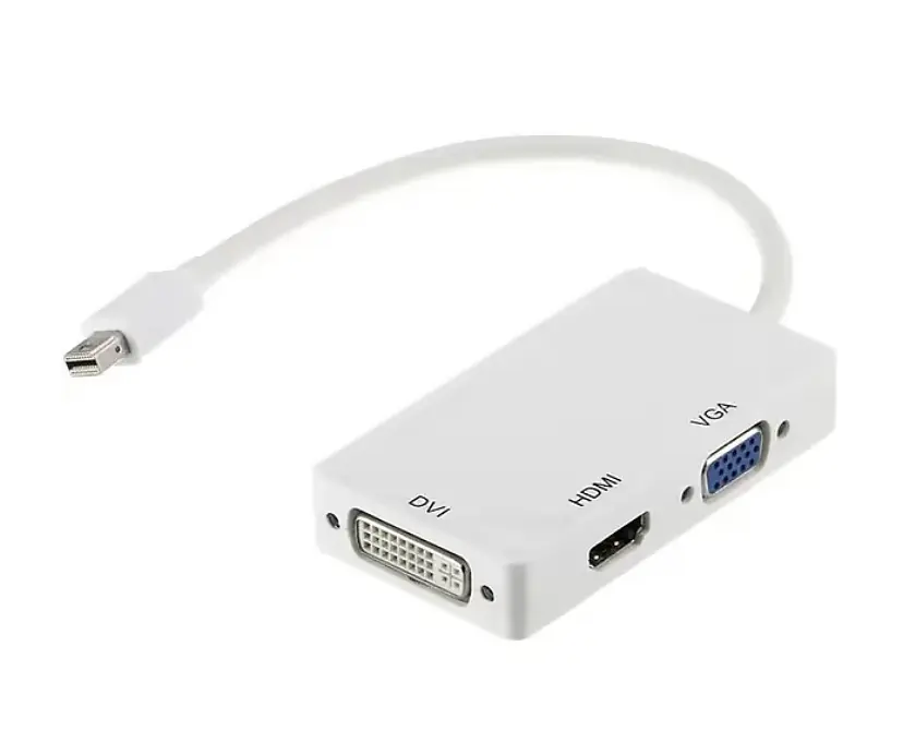 Конвертер перехідник Mini DisplayPort на HDMI/DVI/VGA 34113