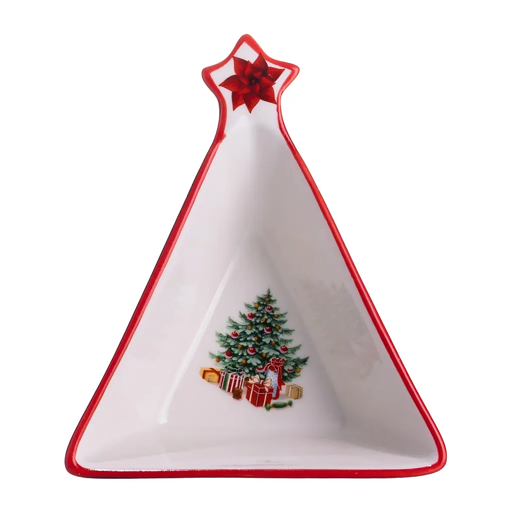 Піала для десертів та закусок Christmas порцелянова 15*12*4 см Yiwu HP-SDHK-15 - фото 9