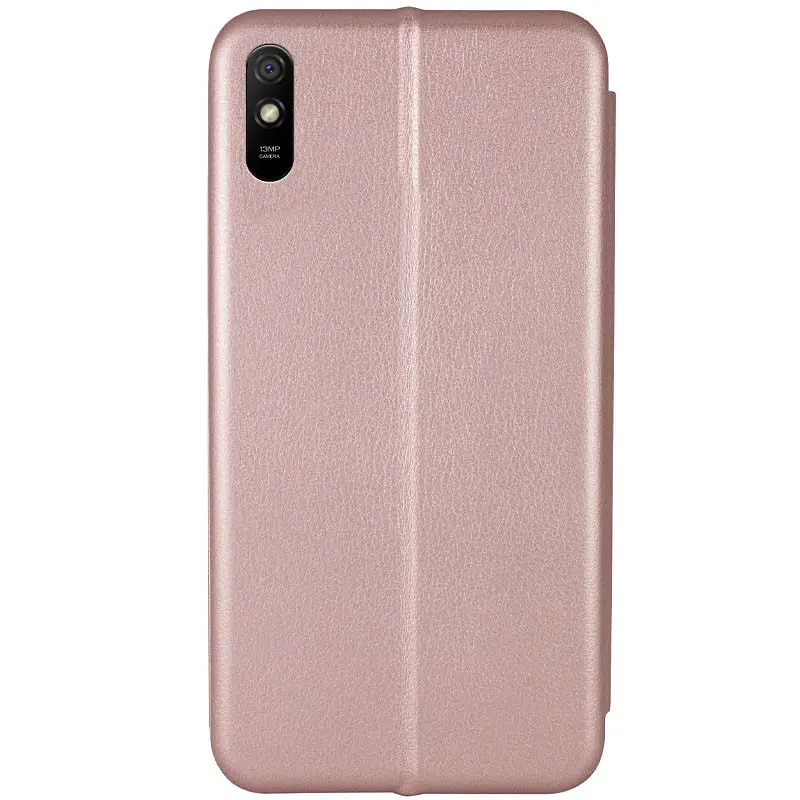 Шкіряний чохол-книжка Epik Classy для Xiaomi Redmi 9A Rose Gold - фото 3