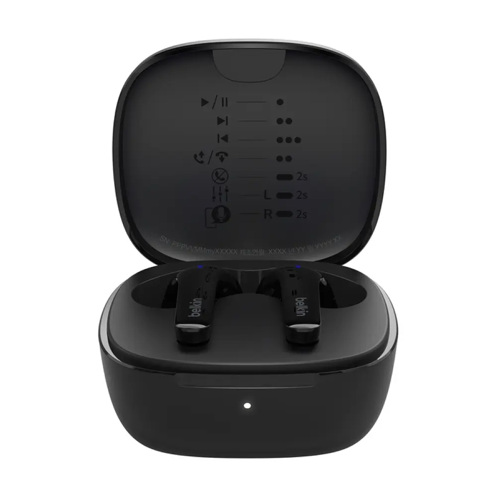 Наушники TWS Belkin Soundform Motion True Wireless черный (AUC010BTBK) - фото 5