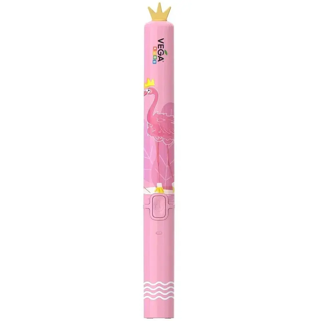 Електрична дитяча зубна щітка Vega Kids VK-500P звукова рожева - фото 2