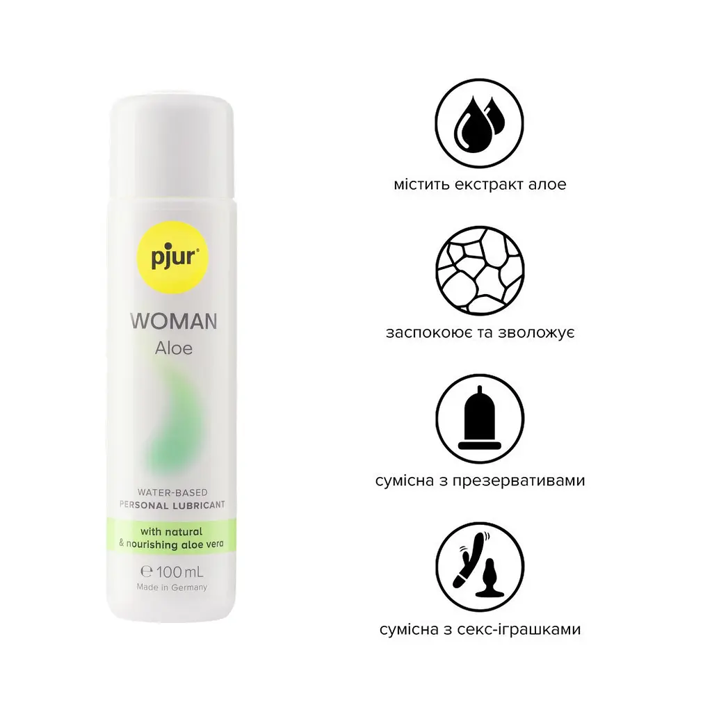 Лубрикант Pjur Woman Aloe water based, 100 мл - фото 2