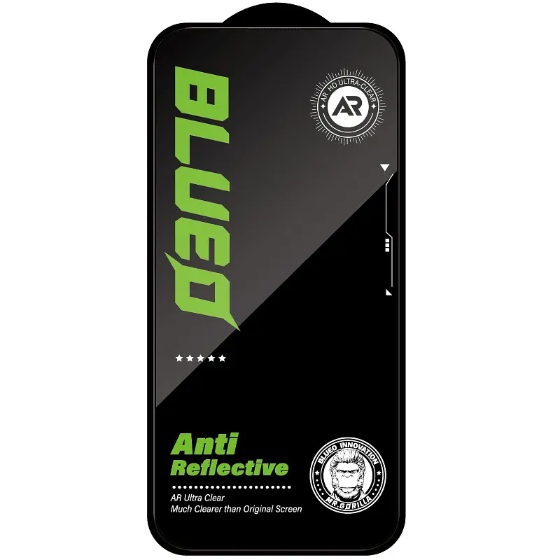 Захисне 2.5D скло AR HD для Apple iPhone 15 Pro Max (6.7") Чорний Blueo teh0031557 - фото 3