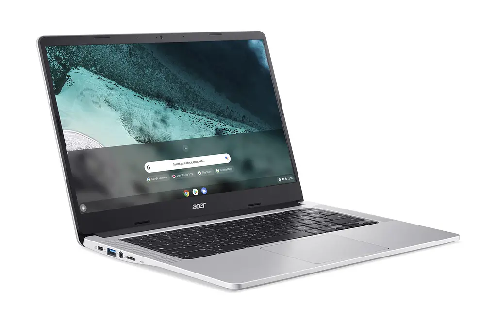 Ноутбук Acer Chromebook CB314-3HT 14' FHD IPS Touch, Intel P N6000, 8GB, F128GB, UMA, ChromeOS, сріблястий (NX.KB5EU.001) - фото 4
