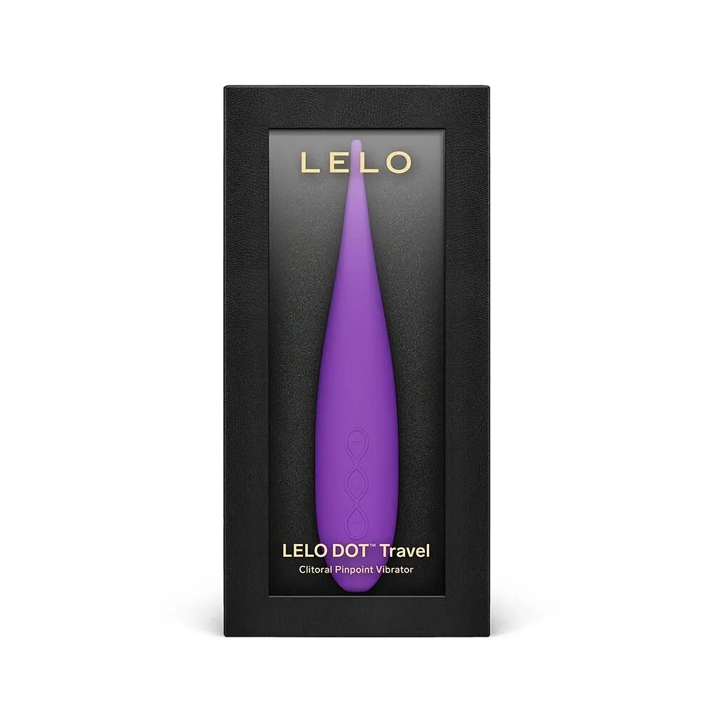 Кліторальний вібратор LELO DOT Travel Purple, точкова стимуляція, 8 режимів - фото 3