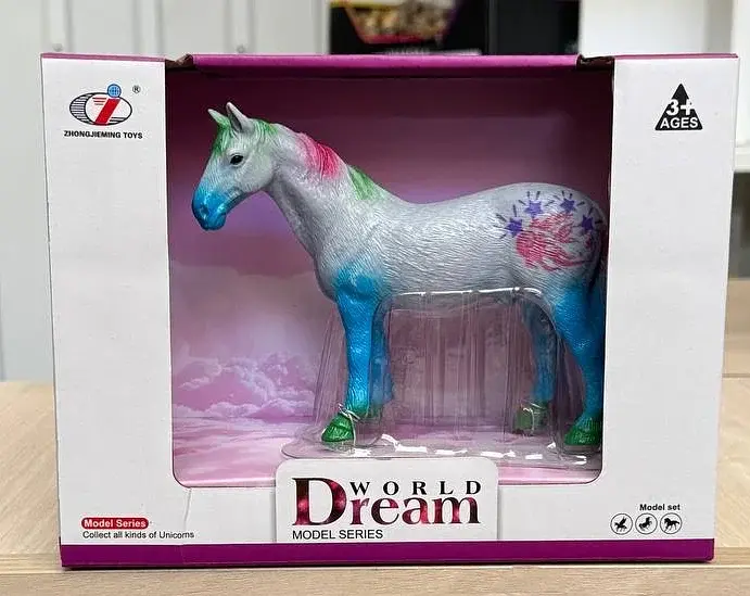 Фігурка коня блакитного, фантазійне забарвлення, Dino Toys - фото 2