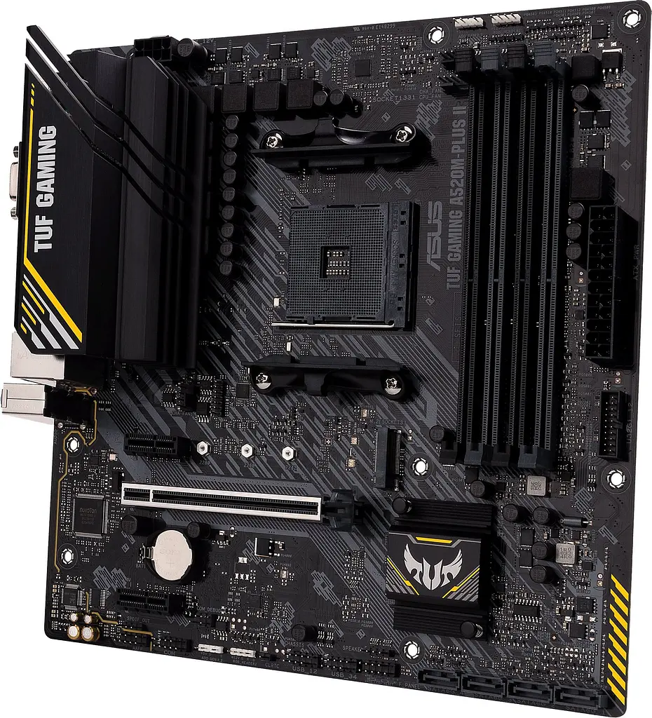 Материнская плата TUF GAMING A520M-PLUS II sAM4 A520 4xDDR4 HDMI DP D-Sub mATX Asus teh0019067 - фото 9