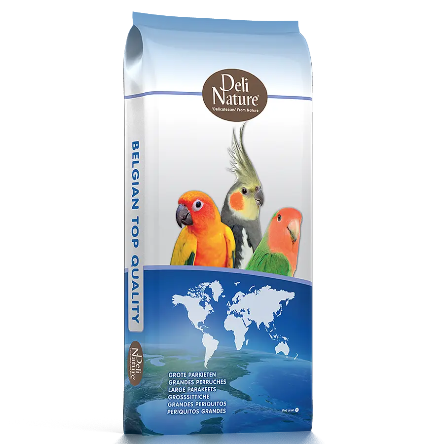 Основний корм для середніх папуг Deli Nature 30 Large Parakeets Basic Делі Натюр класичний 20 кг