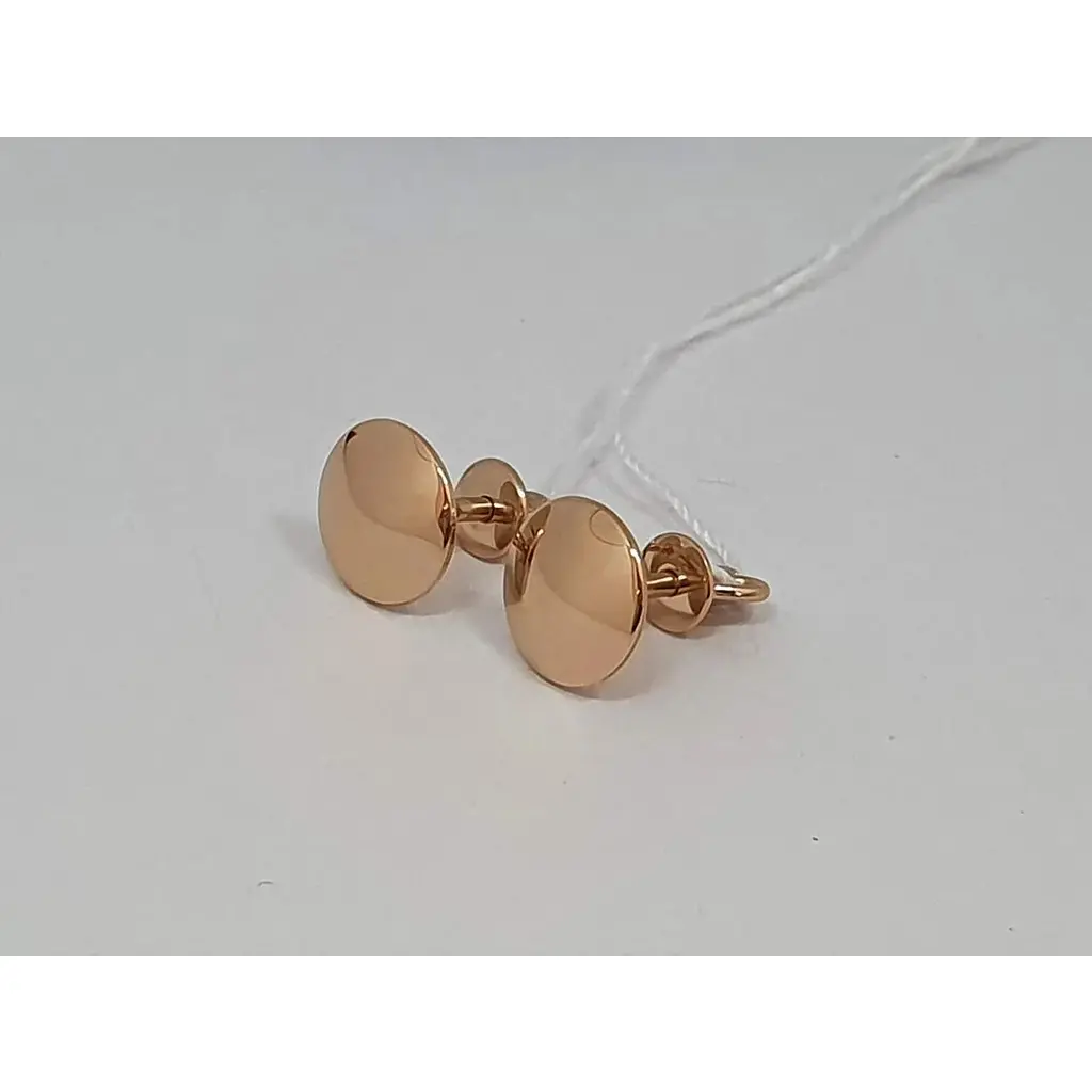 Золотые серьги-пуссеты Favoritum. 210272 - фото 2