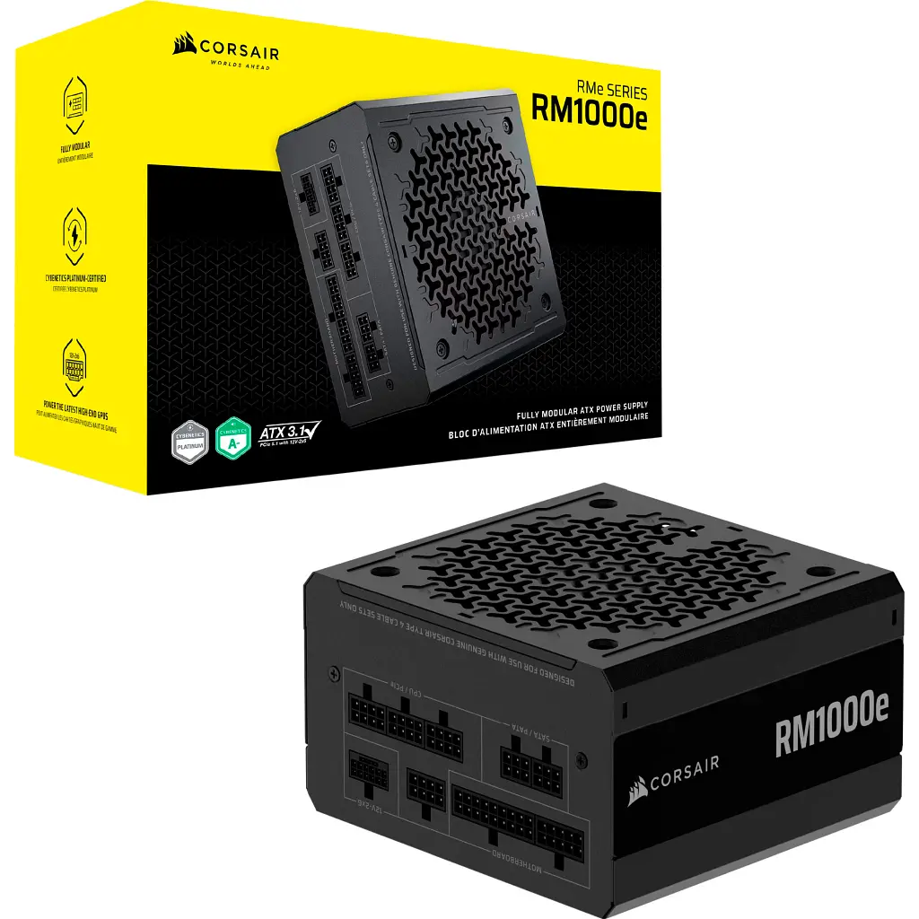 Блок живлення Corsair 1000W RM1000e (CP-9020297-EU) - фото 5