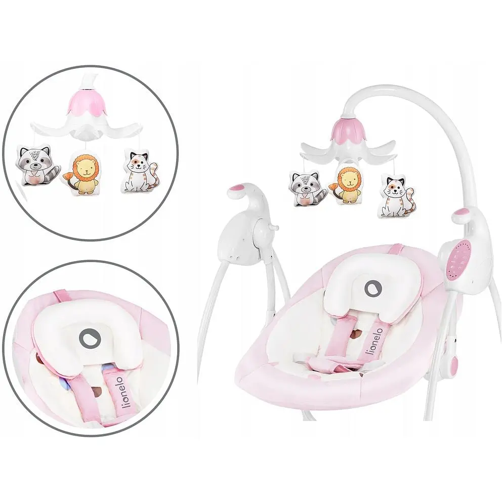 Кресло-качалка Lionelo Robin Pink - фото 2
