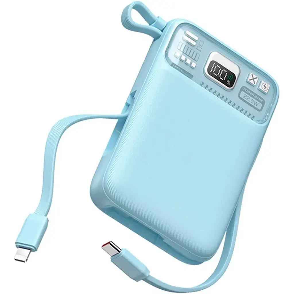 Внешний аккумулятор WiWU Wi-P016 10000mAh Blue [133059] - фото 5