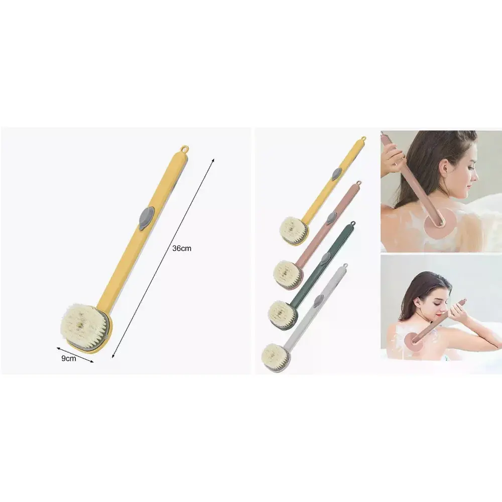 Щітка для душу Body Brush AND LY-588 з довгою ручкою та дозатором - фото 2