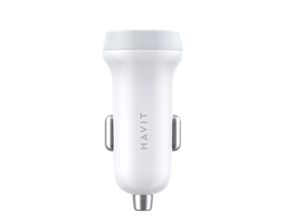 Автомобільний зарядний пристрій HAVIT HV-CC2008 2USB White HAVIT (26874-000)