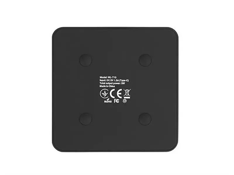Бездротовий зарядний пристрій REAL-EL WL-710 1.5 A 5 W Black (EL123160018) - фото 7