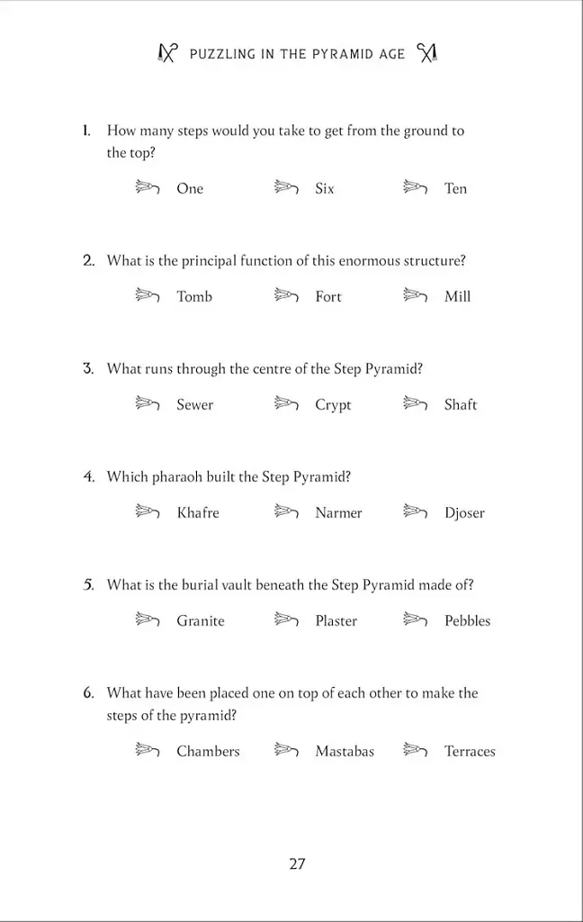 Riddle of the Sphinx. An Ancient Egyptian Puzzle Book - фото 9