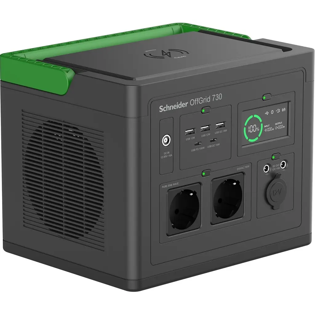 Зарядна станція Schneider Electric 700, 738Wh (PPS730-GR) - фото 2