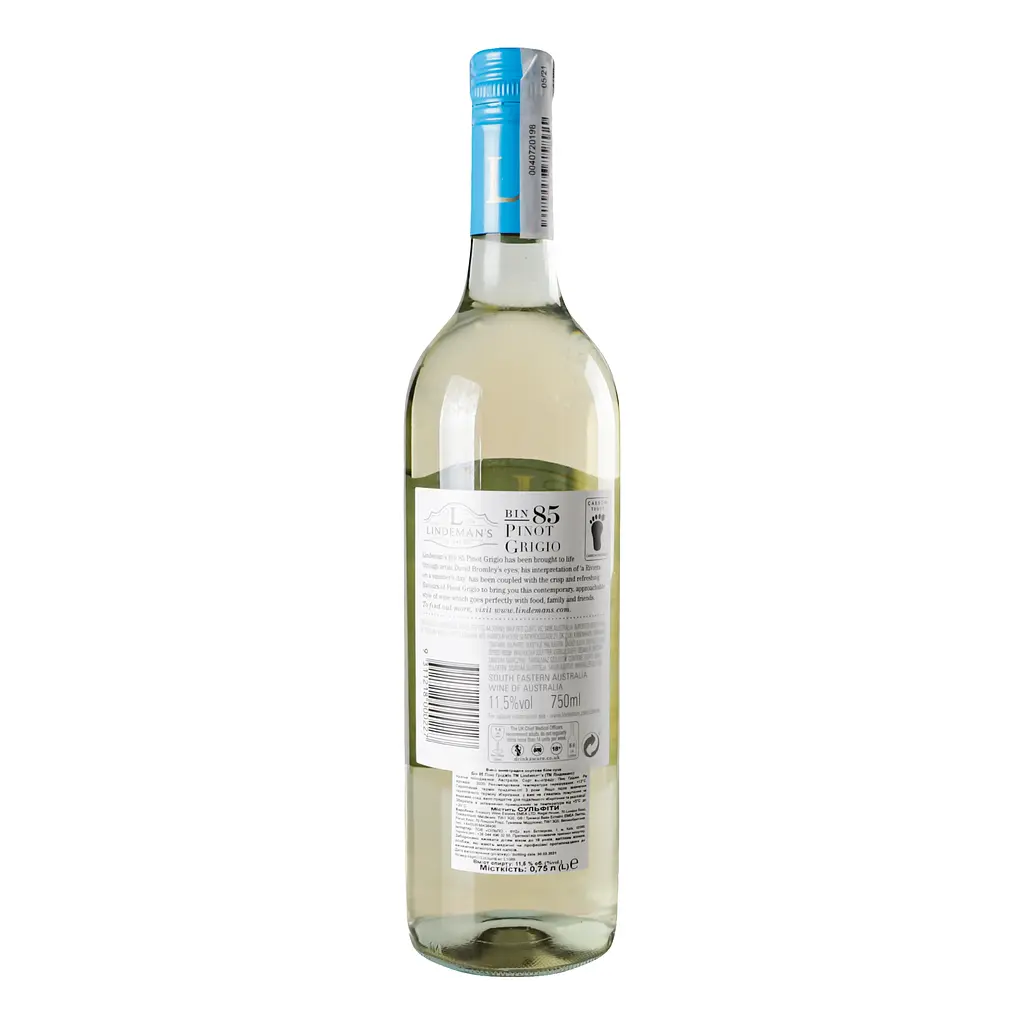 Вино Lindeman's Bin 85 Pinot Grigio, 12%, 0,75 л (550896) - фото 4
