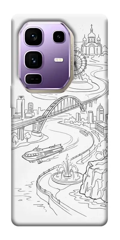 TPU чохол Demsky Dnipro spirit для Infinix Note 50 Pro+