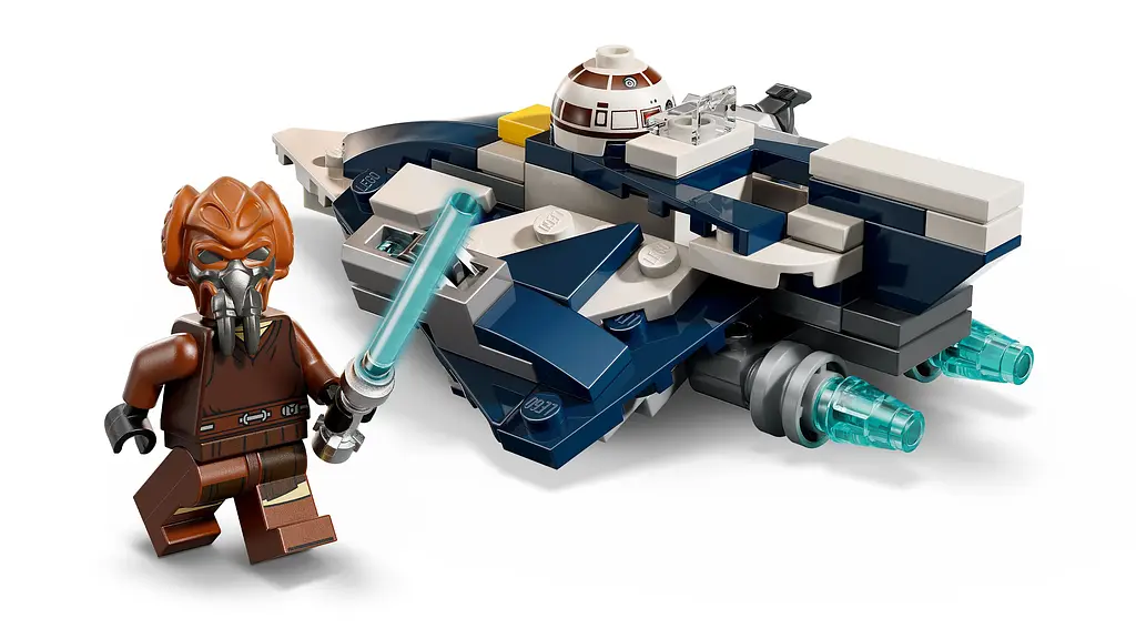 Конструктор LEGO Star Wars Джедайський зоряний мікровинищувач Пло Куна 89 деталей (75400) - фото 6