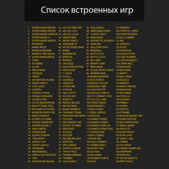 Ігрова консоль приставка з додатковим джойстиком dendy SEGA 168 ігор 8 Bit SUP Game Червоний - фото 6