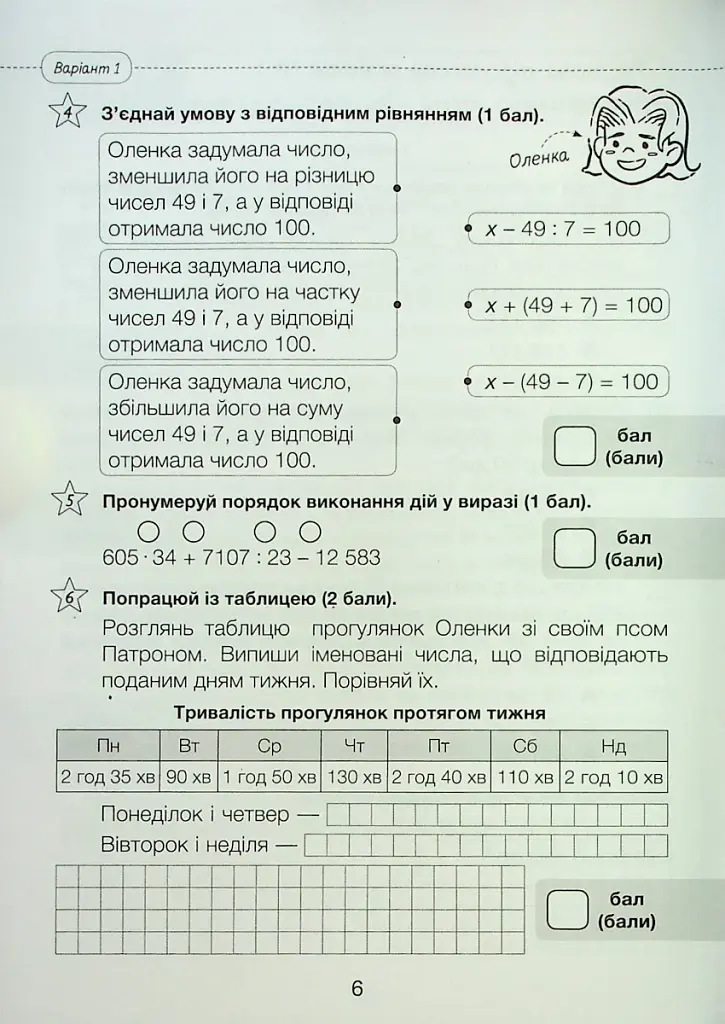 Математика. 4 клас. Збірник підсумкових контрольних робіт - фото 3