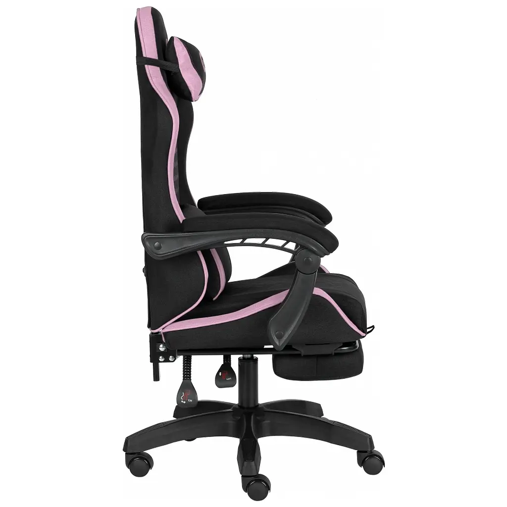 Крісло ігрове GT Racer X-2339 Black/Pink (X-2339 Fabric Black/Pink) - фото 4