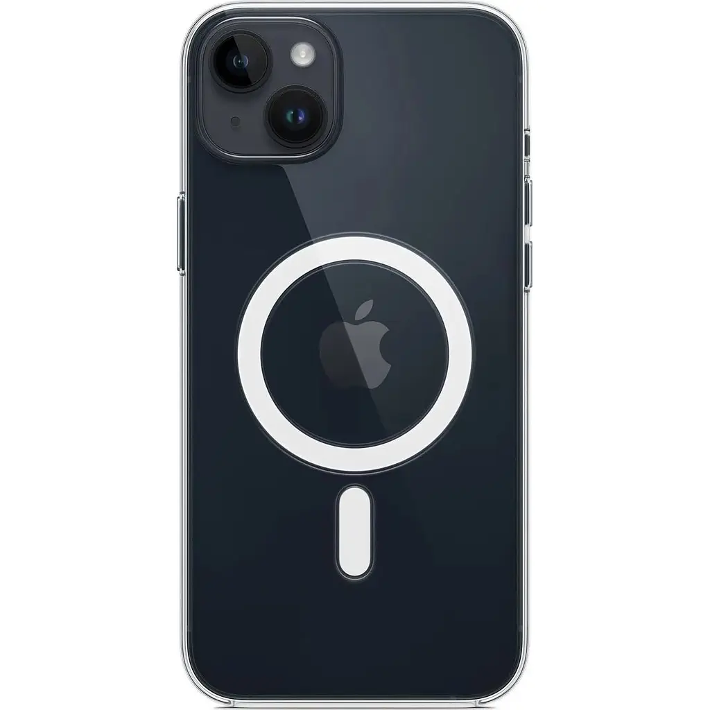 Оригинальный противоударный чехол Apple Clear Case MagSafe для iPhone 14 Plus (6.7") Прозрачный (MPU43ZE/A) - фото 8