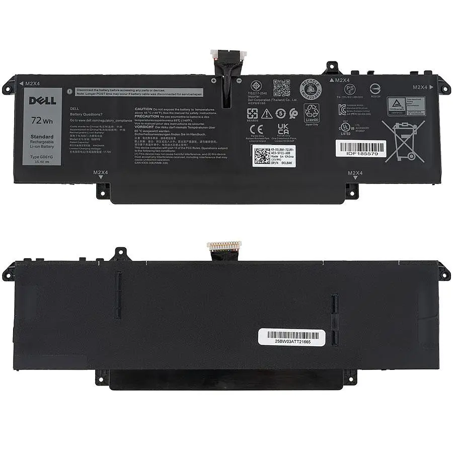 Батарея для ноутбука Dell 3N81G (Precision 5490) 15.4V 72Wh Чорний - фото 2