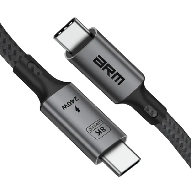 Дата кабель USB-C to USB-C 1.0m USB4 40Gbps 240W 8K60Hz black Armorstandart (ARM81921) - фото 3