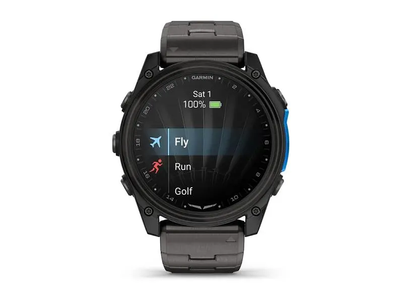 Смарт-годинник Garmin D2 Mach 2 51mm Carbon Gray DLC Titanium w. Vented Titanium Bracelet (010-02905-30/31) - фото 5