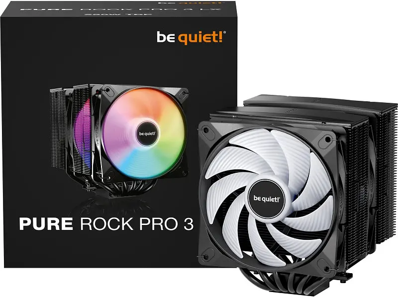 Повітряне охолодження Be quiet! PURE ROCK PRO 3 LX Black (BK043) - фото 5