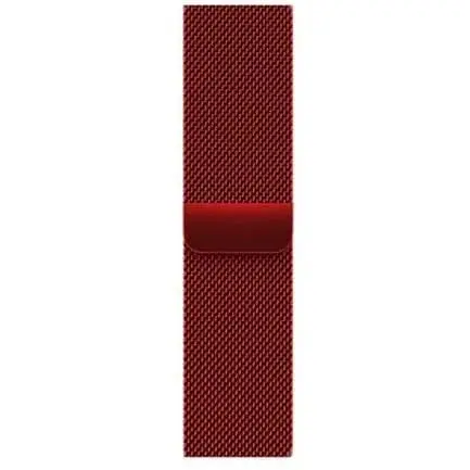Металевий ремінець CasePro Milanese Loop Red для Apple Watch 45mm/44mm/42mm - фото 4