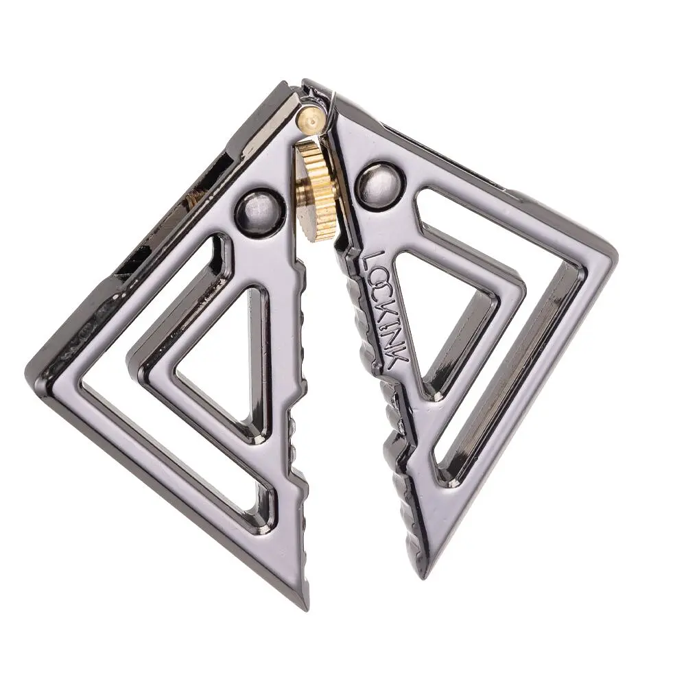 Затискачі для сосків з важкою підвіскою LOCKINK Adjustable Nipple Clamps with Heavy Pendant, під срібло - фото 4