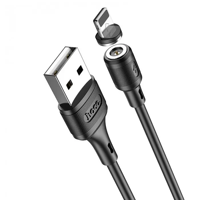 Кабель магнітний для зарядки телефону USB Чорний - фото 3