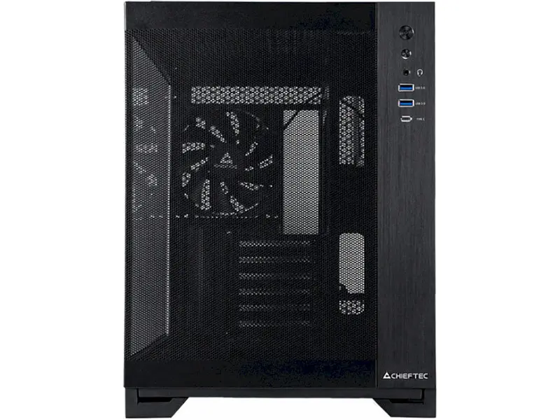 Корпус Chieftec Visio Air Black (GM-30B-M-OP) - фото 4