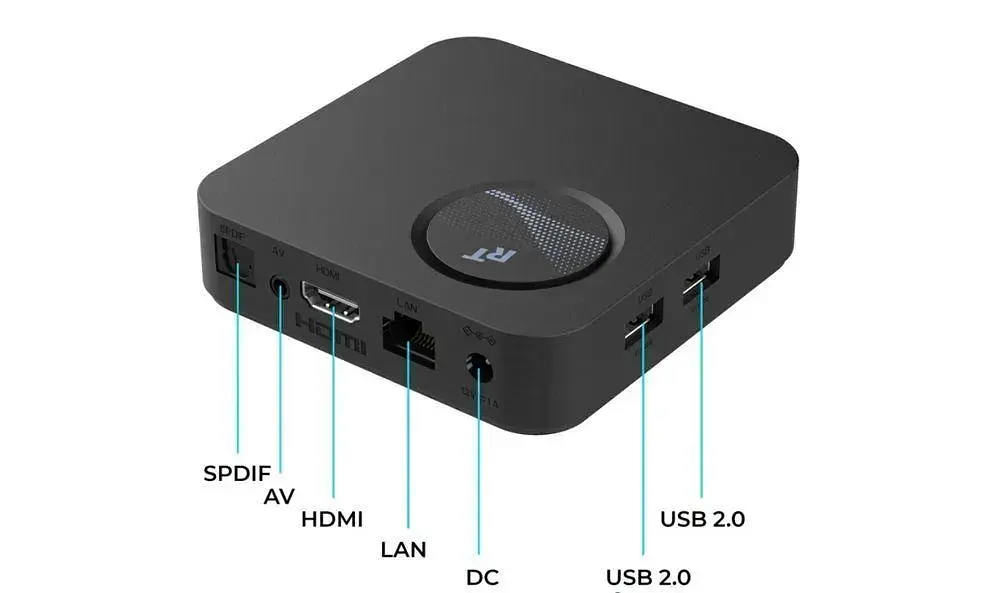 Смарт ТВ приставка Smart TV Box Android 12 RockTek GX-1 4/32GB - фото 2