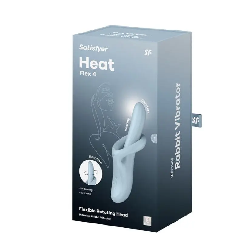 Вібратор-кролик Satisfyer Heat Flex 4 - фото 4