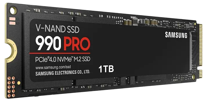 SSD M.2 накопичувач Samsung 990 PRO 1TB (MZ-V9P1T0BW) - фото 2
