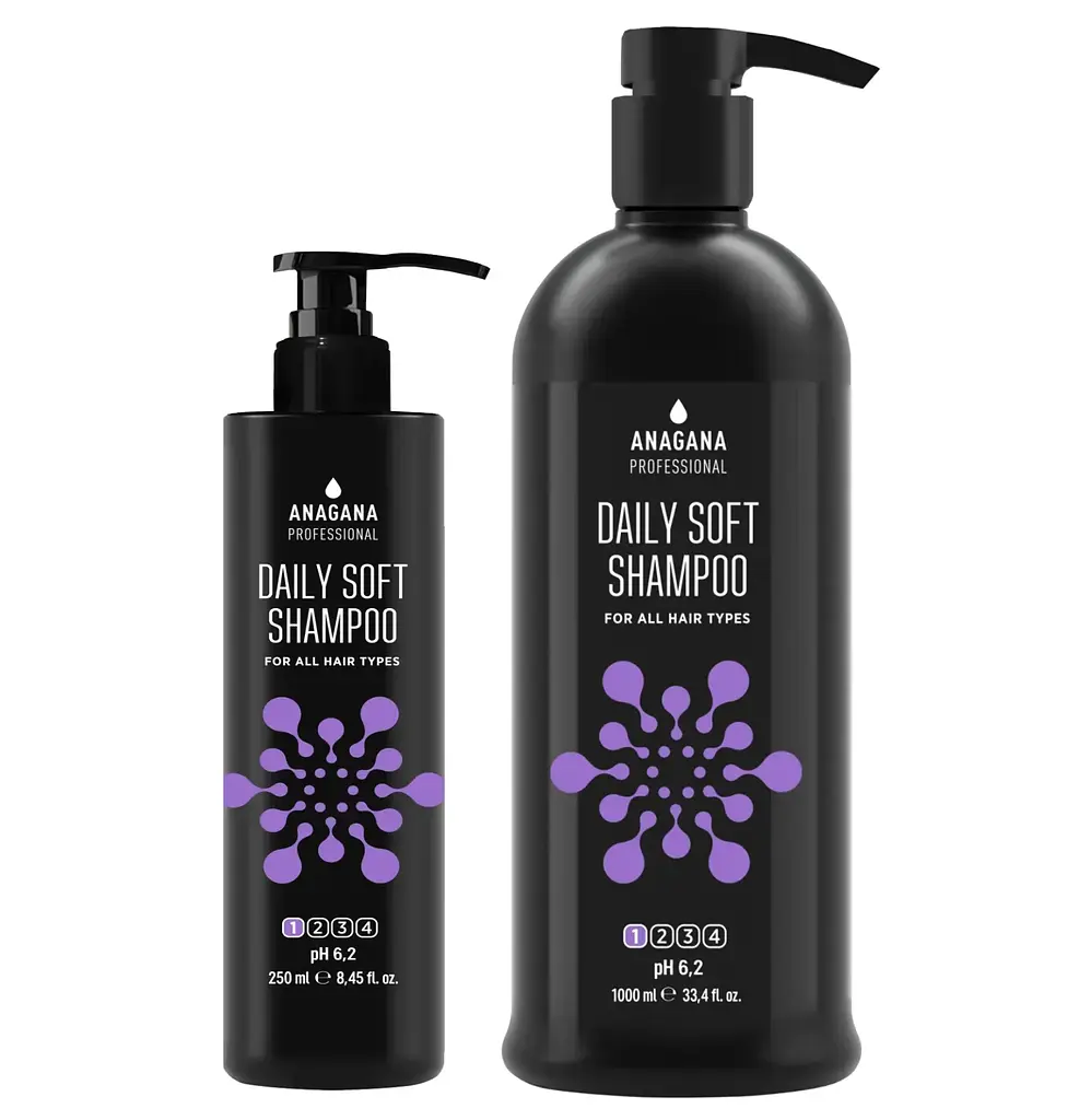 Шампунь "Ежедневный мягкий" для всех типов волос ANAGANA 250 мл - фото 3