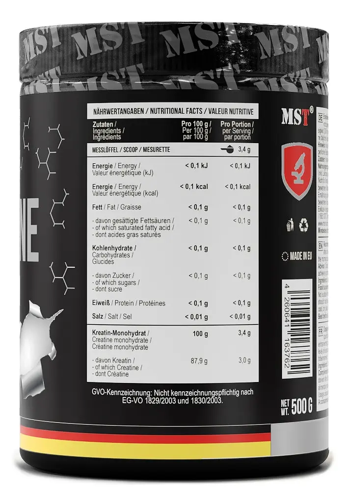 Мікронізований Креатин MST Nutrition Моногідрат - 500 г - фото 2