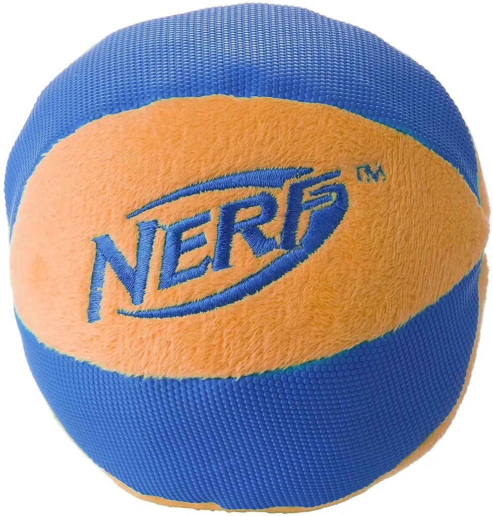 Іграшка для собак Nerf Dog Trackshot Ball з інтерактивною пищалкою і хрускотом - фото 2