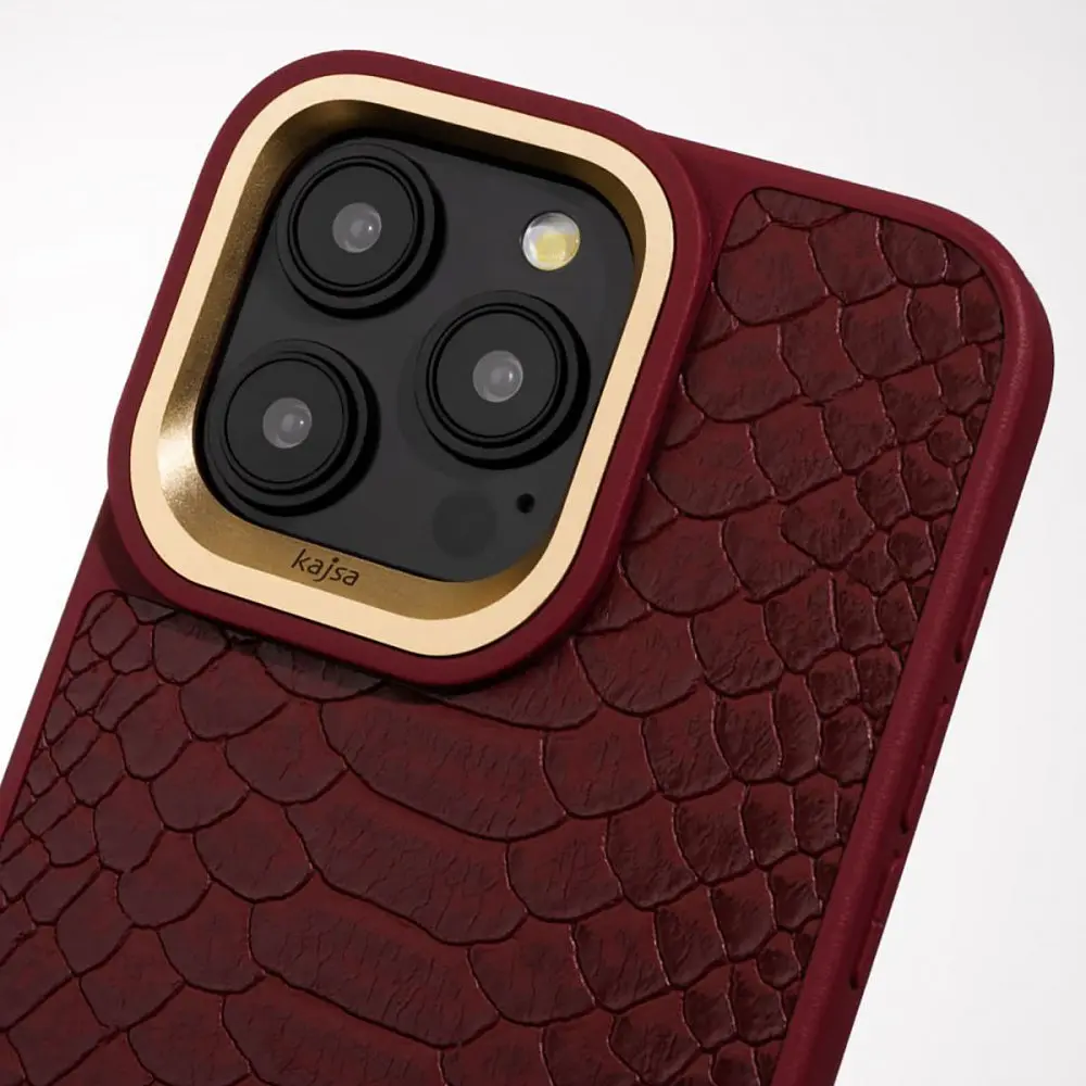 Чохол Kajsa Snake Pattern with Magnetic Ring iPhone 16 Pro - фото 3
