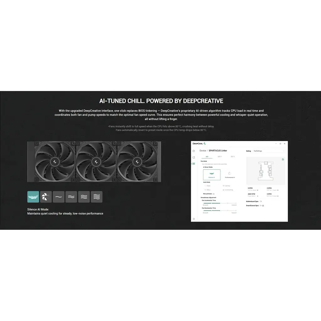 СВО Deepcool Spartacus 420 Black (R-SPT420-BKDSMP-G-1) - фото 14