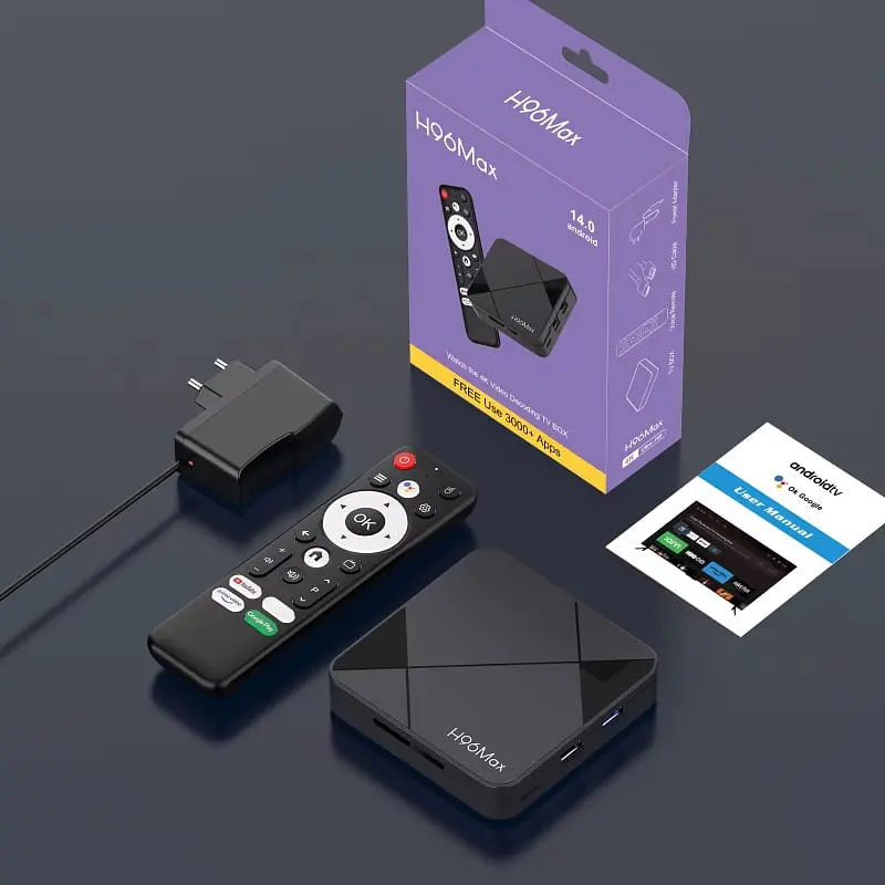 Смарт ТВ приставка H96 Max RK3518 2/16 Гб Android TV 14 Smart Box - фото 5