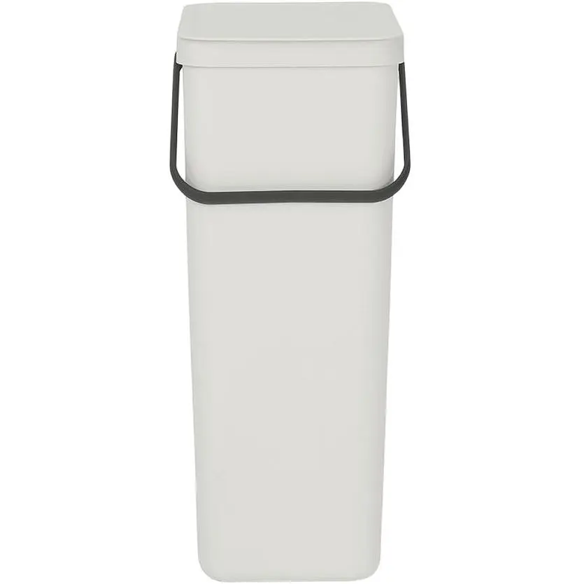 Ведро мусорное Brabantia Sort&Go 40 л светло-серое (214424) - фото 4